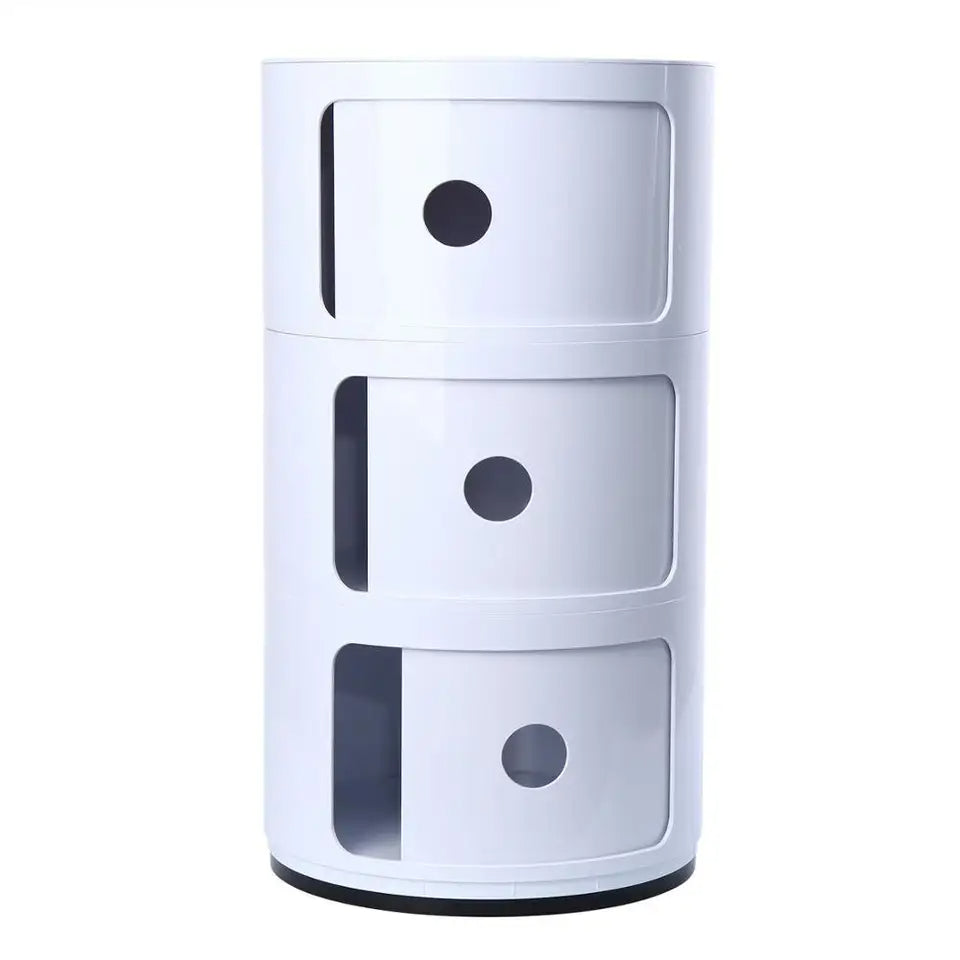 BREE - Designer Bijzettafel en Nachtkastje met Schuifdeuren