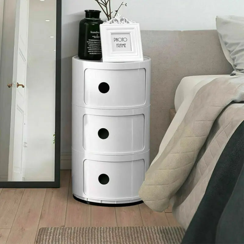 BREE - Designer Bijzettafel en Nachtkastje met Schuifdeuren