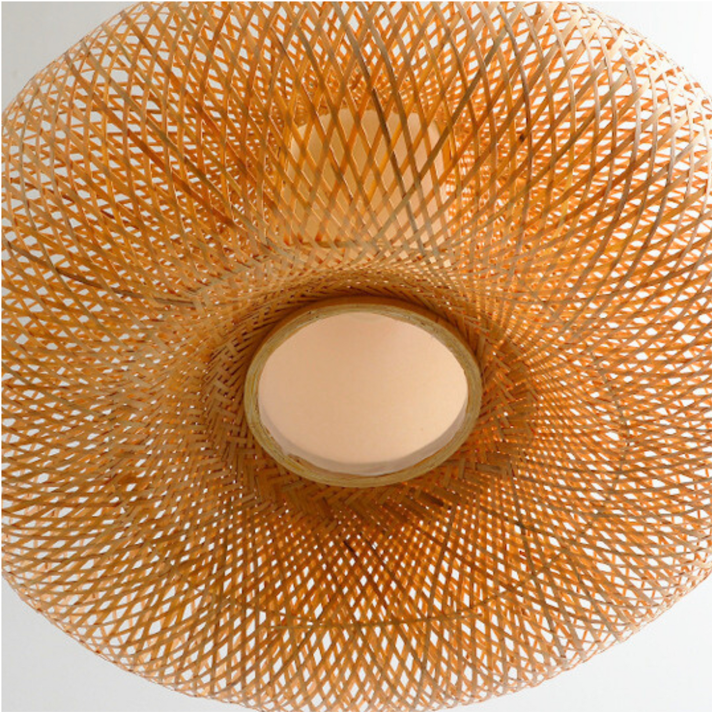 ISLA - Handgemaakte gevlochten bamboe hanglamp