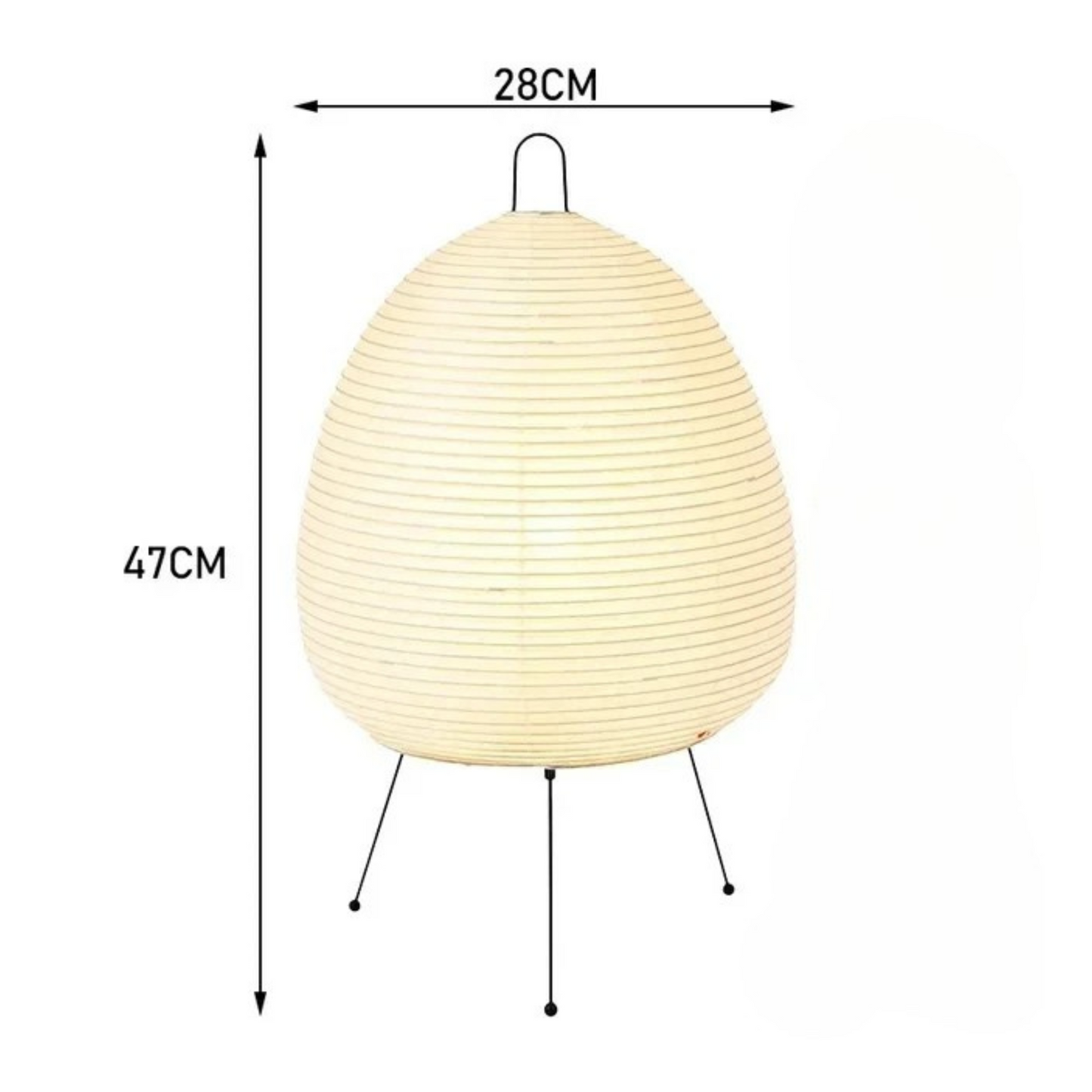 HILA - Designer Vloerlamp van Rijstpapier