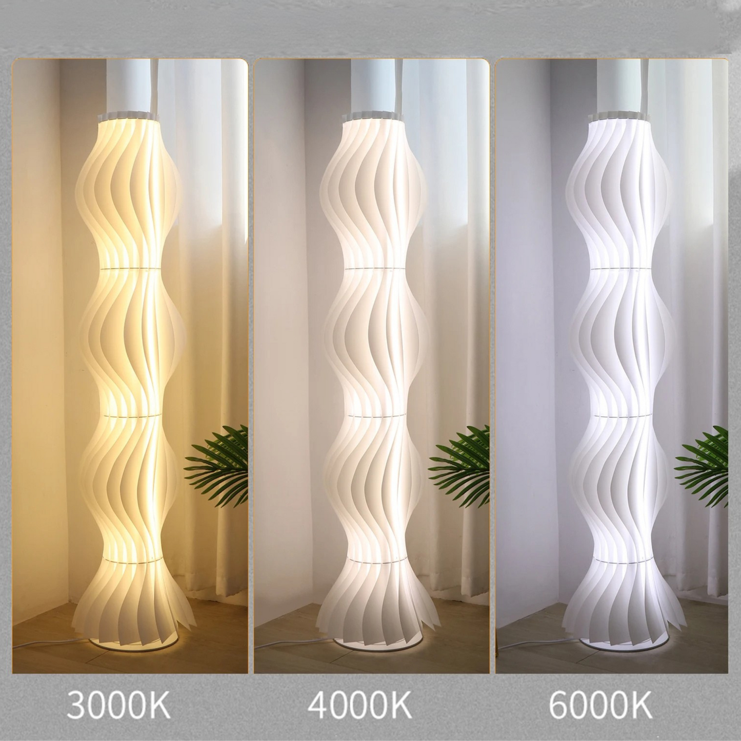 LIEV - Golvende Organische Vloerlamp