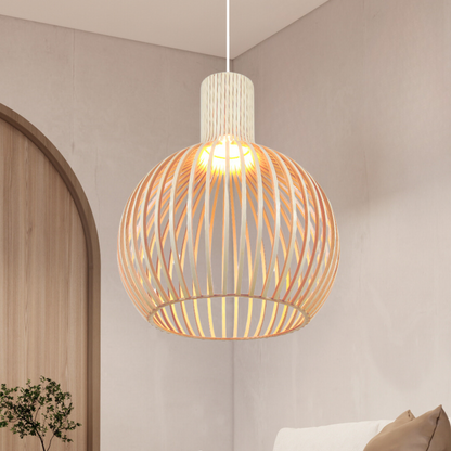 SVALA - Houten lamellen hanglamp