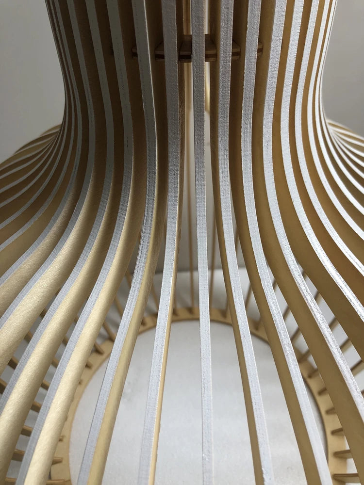 SVALA - Houten lamellen hanglamp